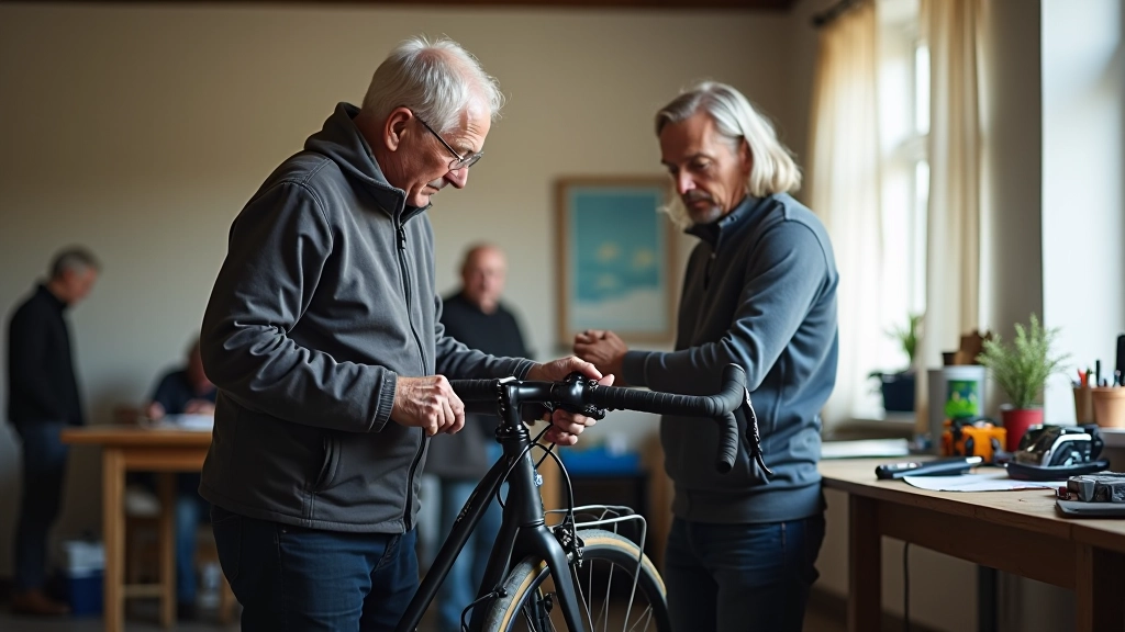 Bike maintenance workshop for seniors